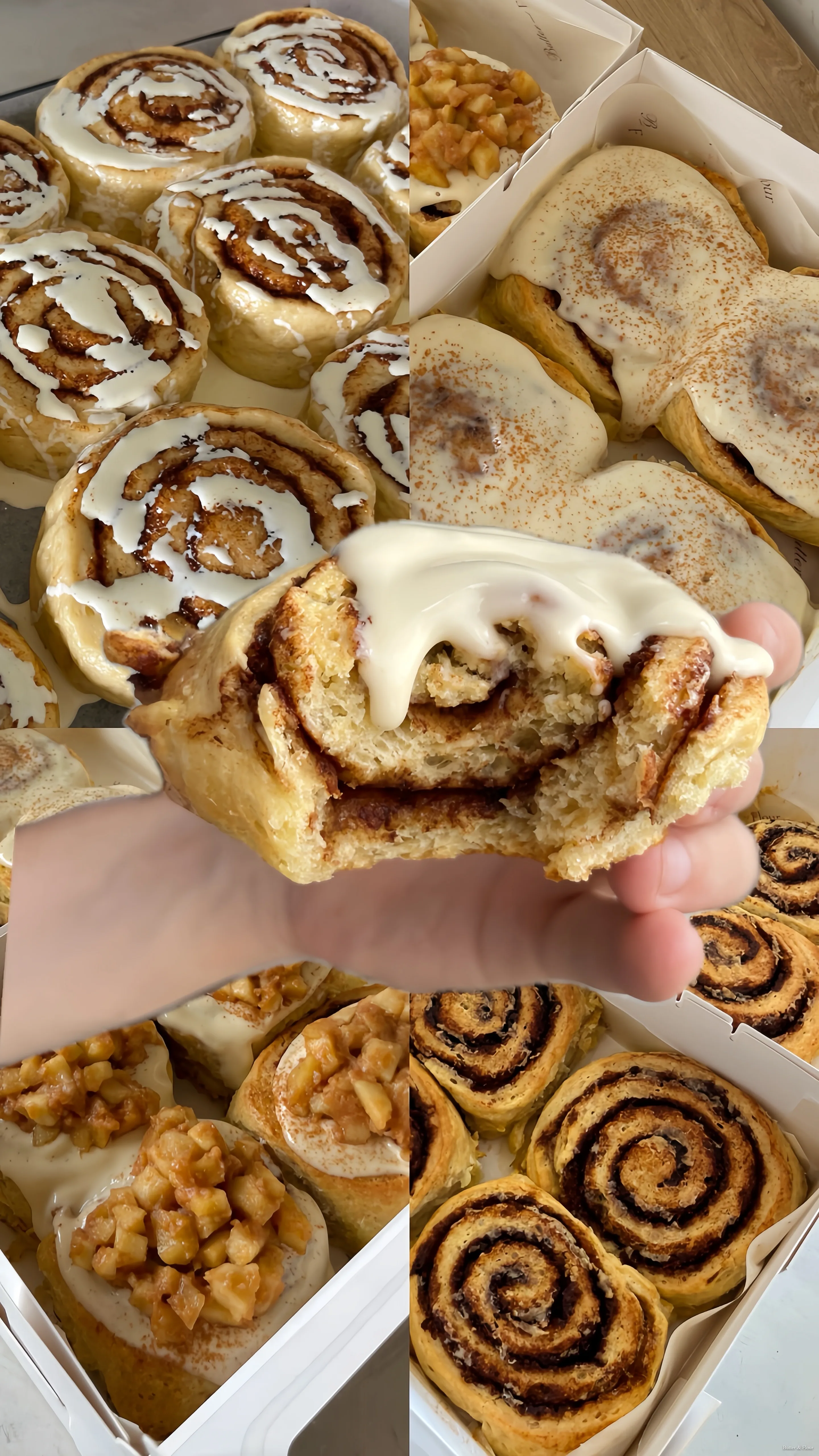 Tray of fresh cinnamon rolls — Butter and Flour District 7