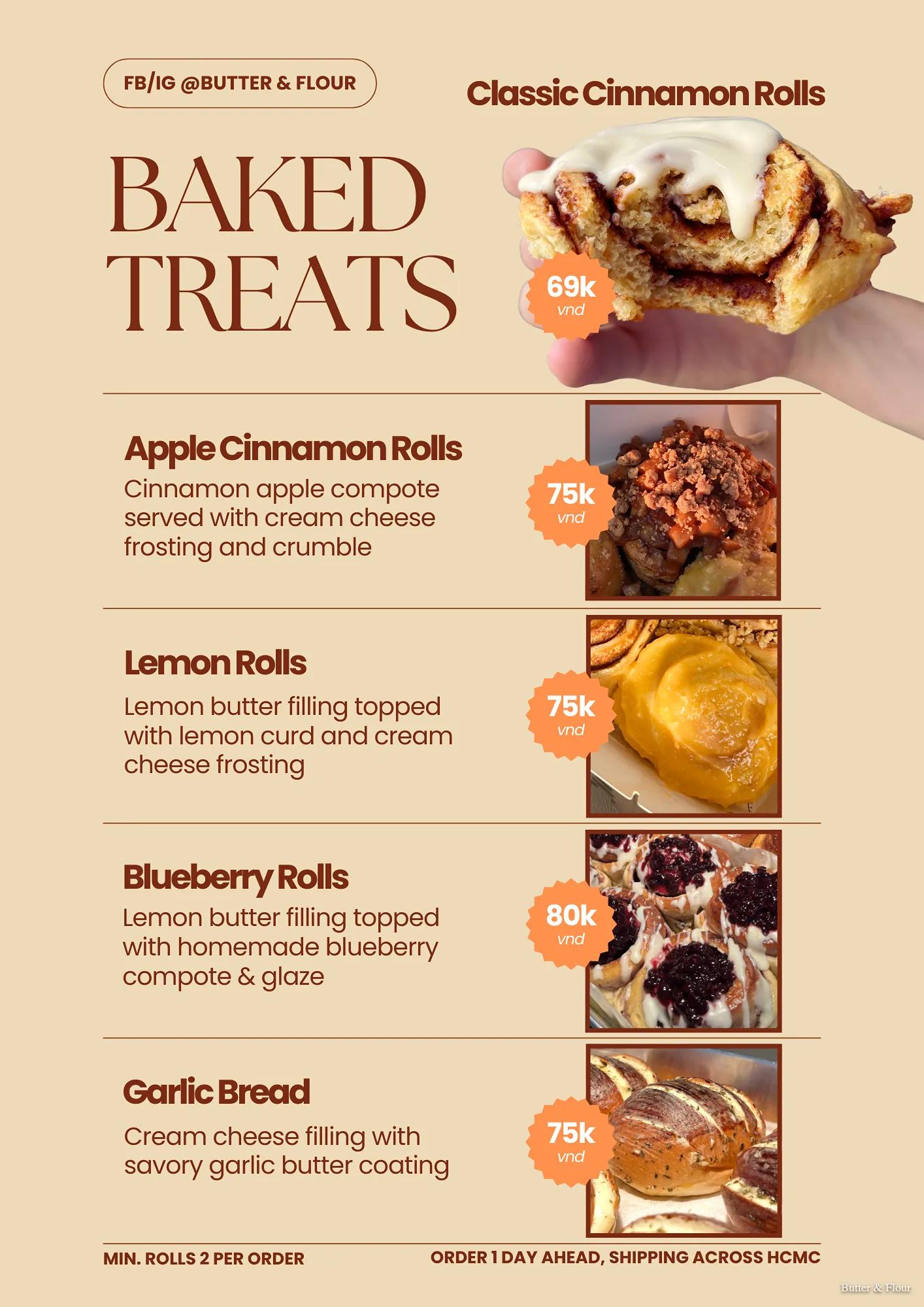 Butter and Flour full menu